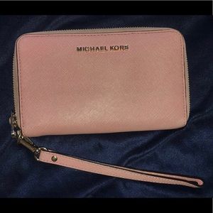 Authentic Michael Kors leather wallet/clutch